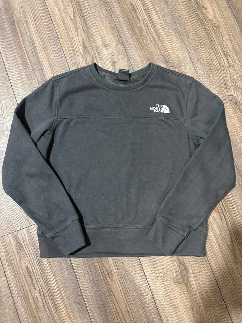 The North Face Women’s Fleece Crewneck Sweatshirt Black Logo Medium Cozy